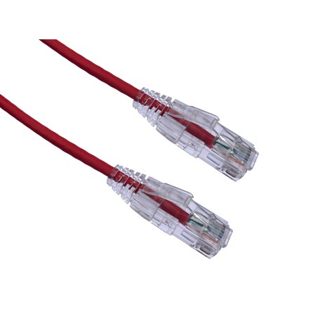 Axiom 5Ft Cat6A Bendnflex Ultra-Thin Snagless Patch Cable 650Mhz (Red)